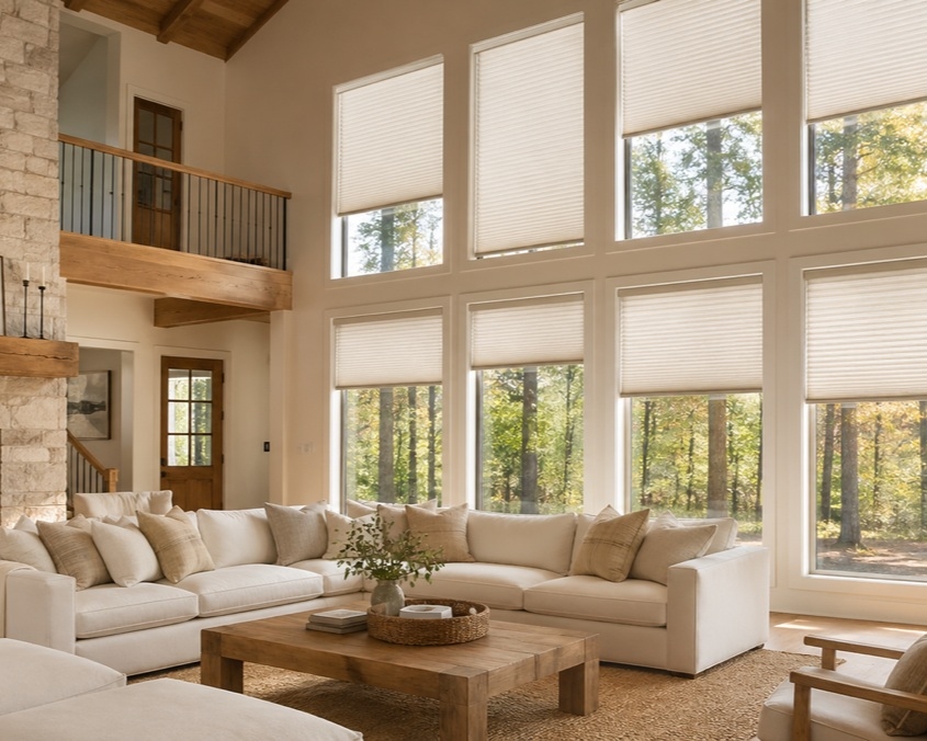 Smart Control motorized shade hero
