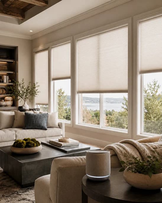 Voice control setup for motorized window coverings