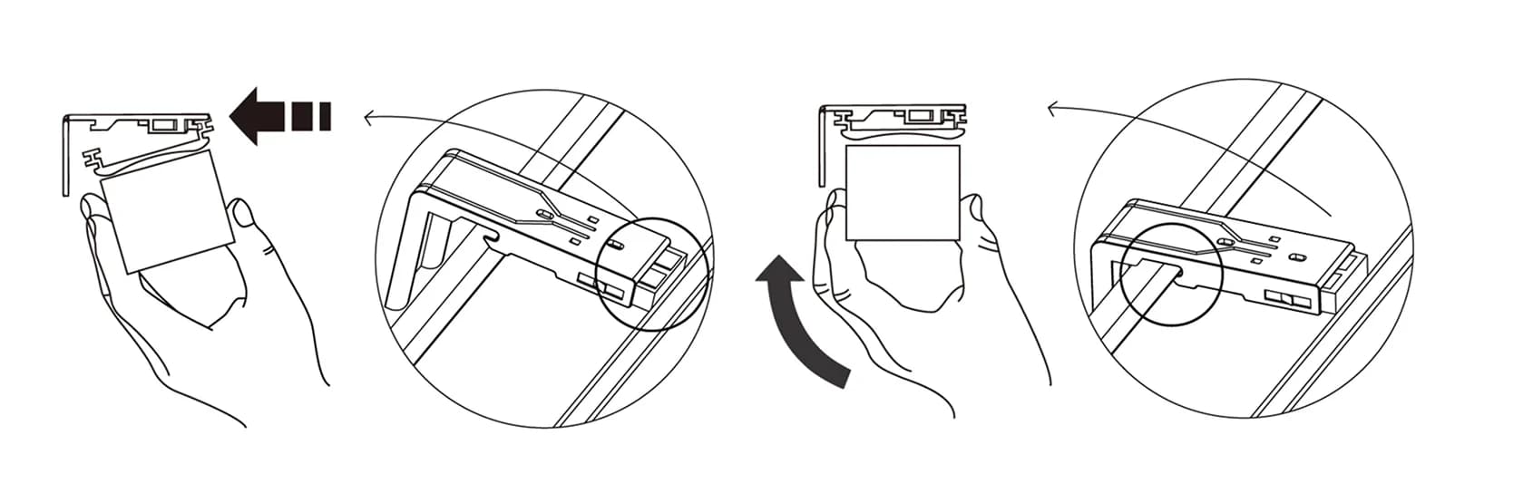 Install shade for inside top mount blinds